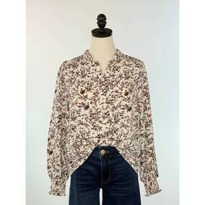 NEW STACCATO women's wildflower whispers blouse in beige